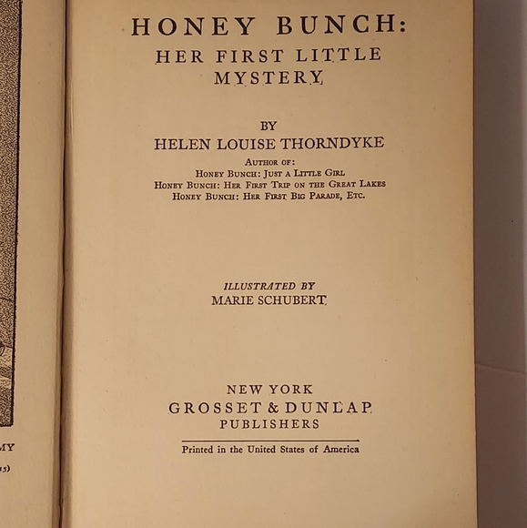 🟢1935 Honey Bunch Her first little Mystery Book FINAL - Picture 6 of 11